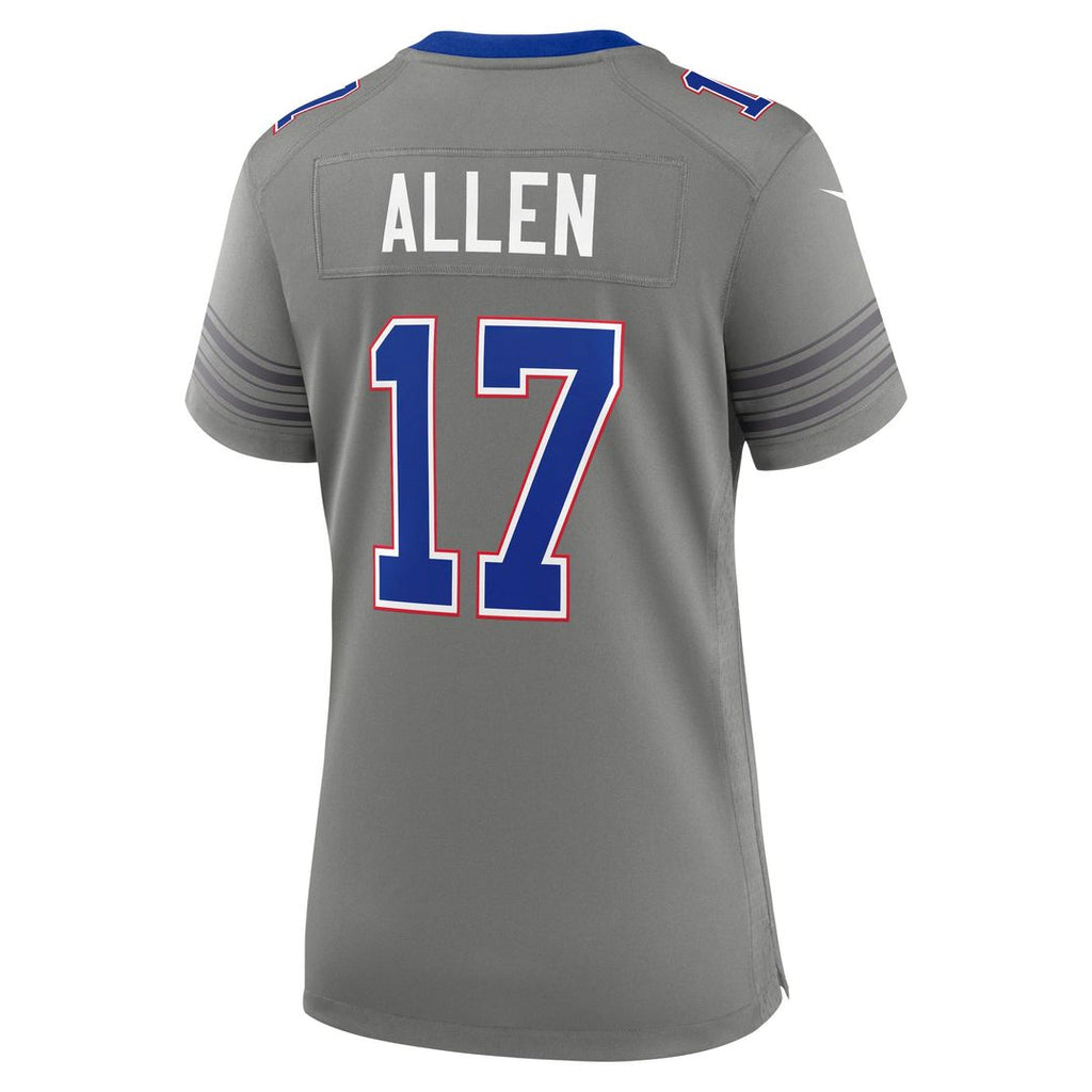 Josh Allen Buffalo Bills Women's Nickel City Game Jersey - Gray