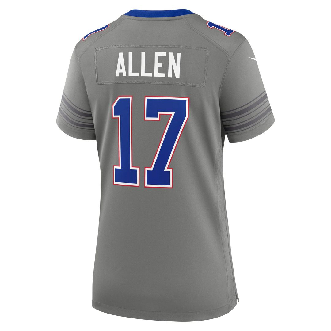 Josh Allen Buffalo Bills Women's Nickel City Game Jersey - Gray