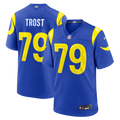 Keagen Trost Los Angeles Rams Team Game Jersey - Royal