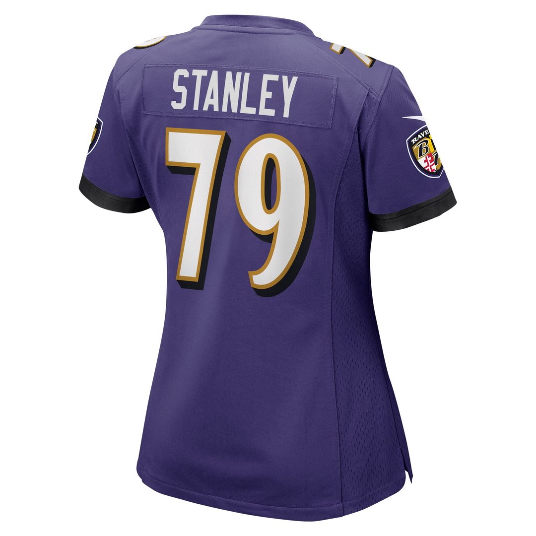 Ronnie Stanley Baltimore Ravens Women's Game Jersey - Purple