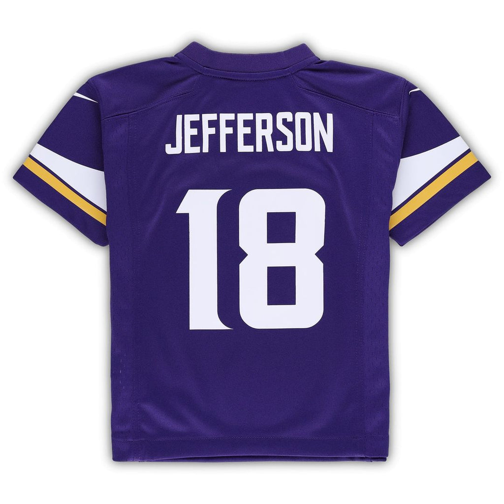 Justin Jefferson Minnesota Vikings Preschool Game Jersey - Purple