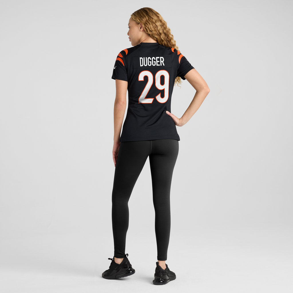 Kyle Dugger Cincinnati Bengals Women's Team Game Jersey - Black