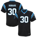 Chuba Hubbard Carolina Panthers Youth Team Game Jersey - Black