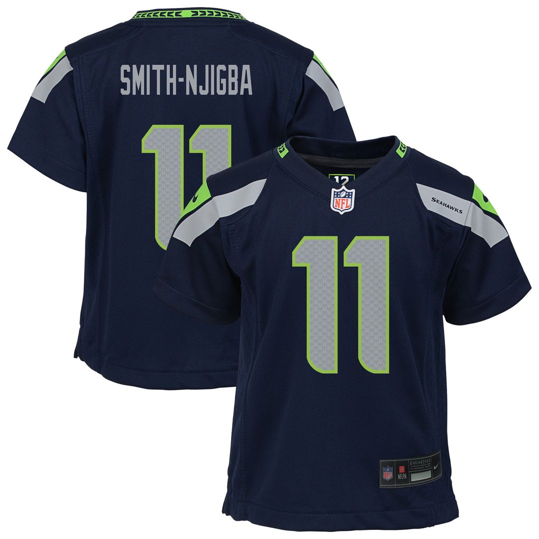 Jaxon Smith - Njigba Seattle Seahawks Preschool Game Jersey - College Navy