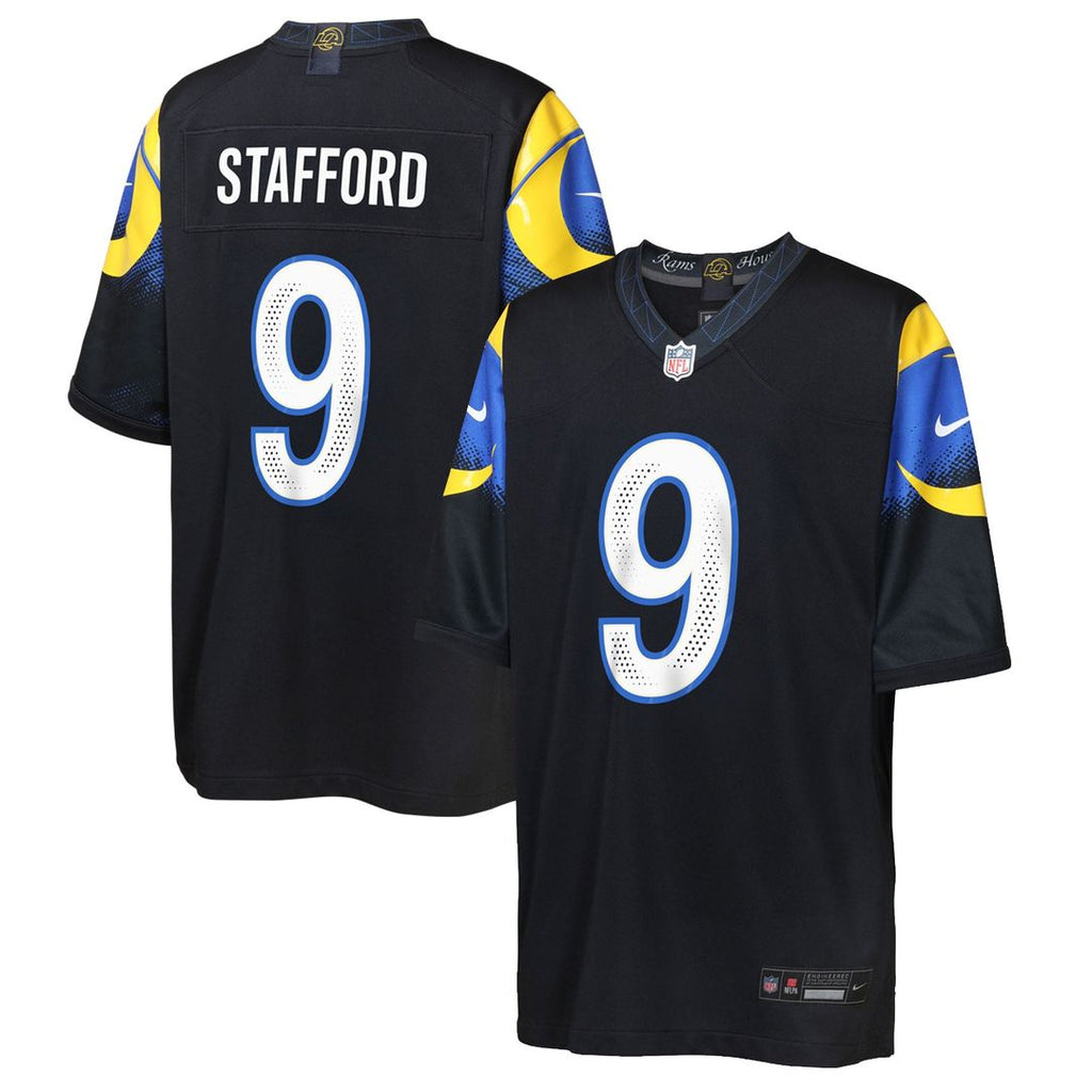 Matthew Stafford Los Angeles Rams Youth Rivalries Collection Game Jersey - Dark Blue