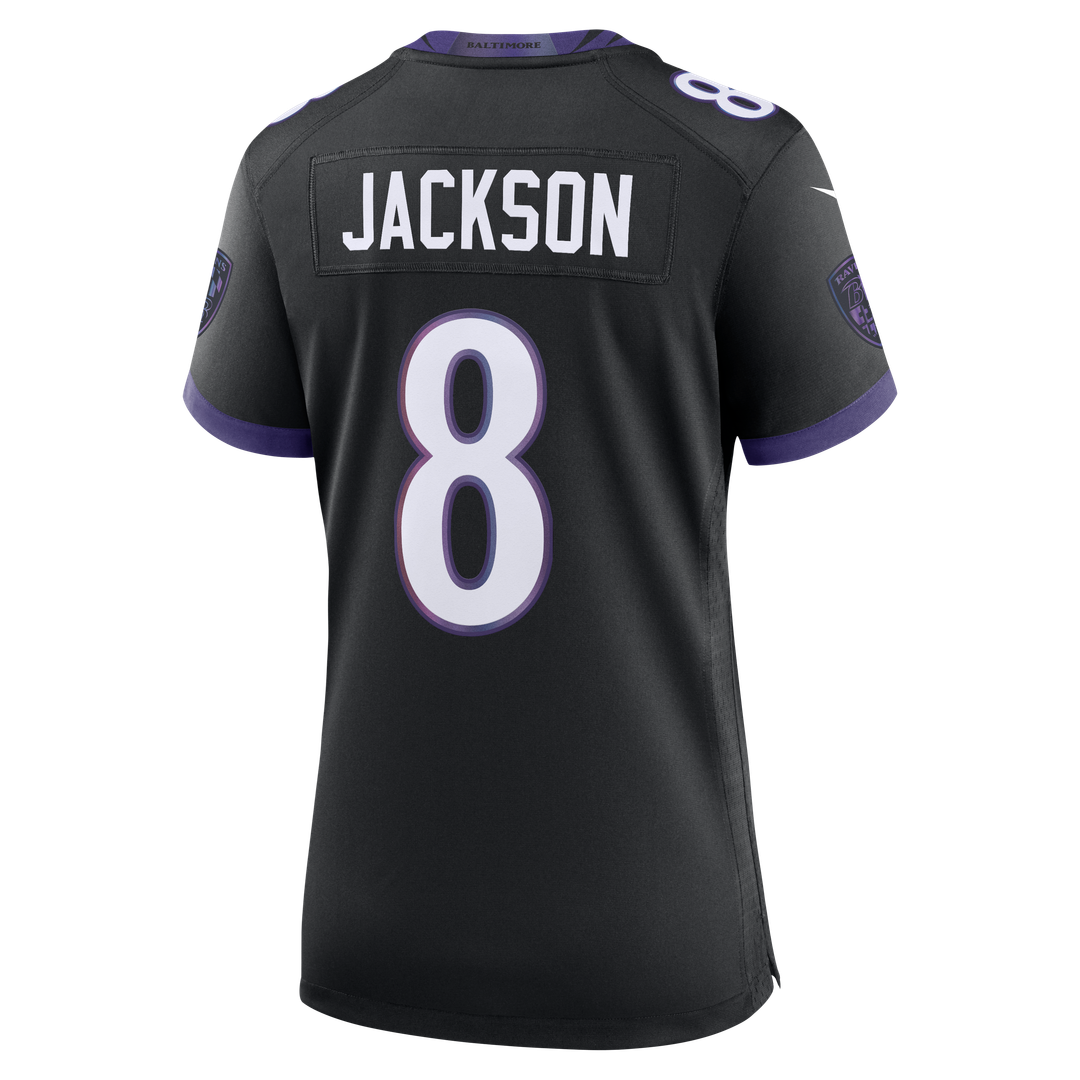 Lamar Jackson Baltimore Ravens Women's Alternate Game Jersey - Purple