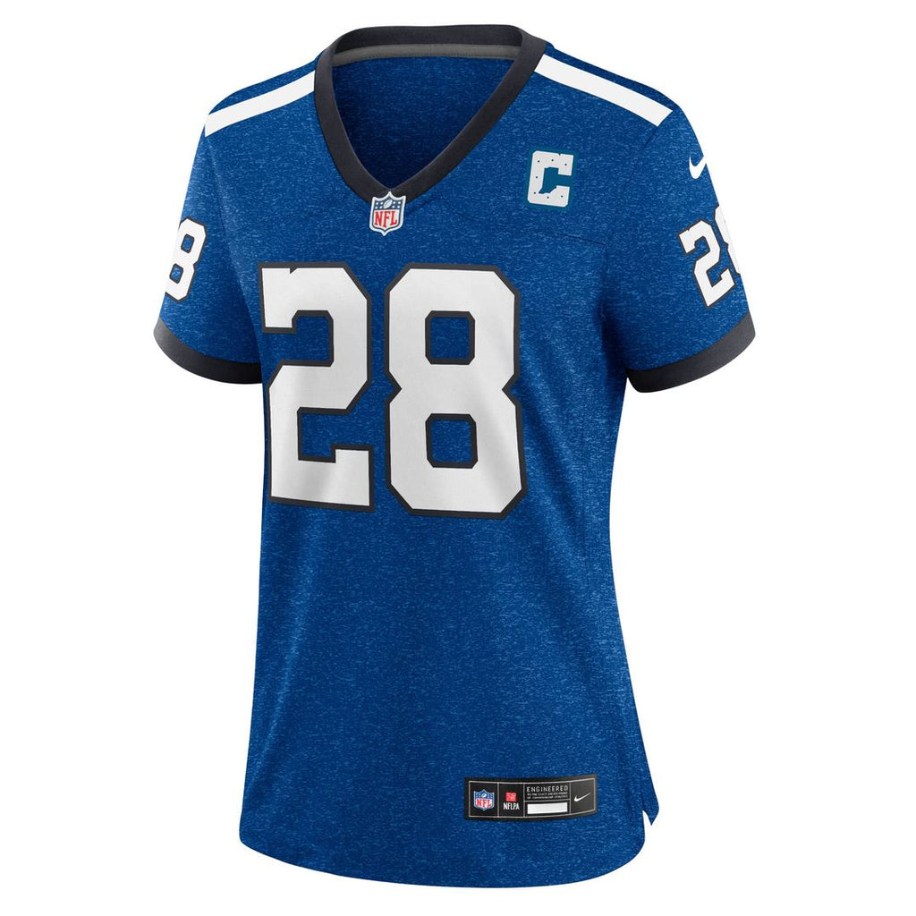 Jonathan Taylor Indianapolis Colts Women's Indiana Nights Alternate Game Jersey - Royal