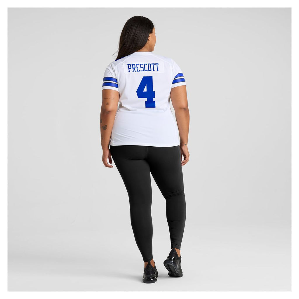 Dak Prescott Dallas Cowboys Women's Team Game Jersey - White