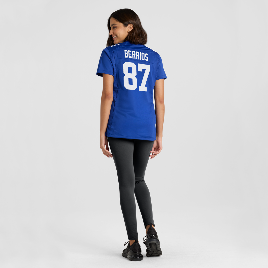 Braxton Berrios New York Giants Women's Team Game Jersey - Royal