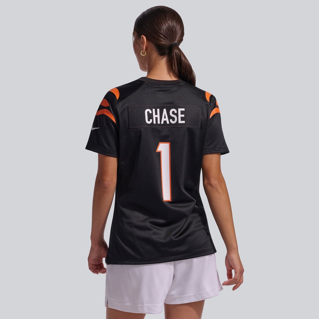 Ja'Marr Chase Cincinnati Bengals Women's Game Jersey - Black