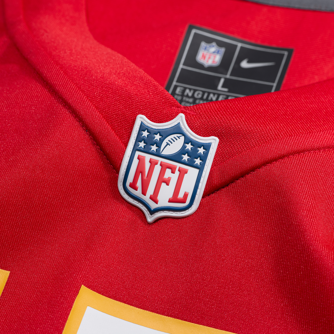Christian Okoye Kansas City Chiefs Game Retired Player Jersey - Red