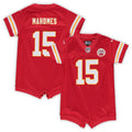 Patrick Mahomes Kansas City Chiefs Newborn Romper Game Jersey - Red