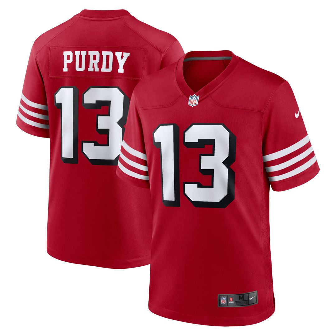 Brock Purdy San Francisco 49ers Alternate Game Player Jersey - Scarlet