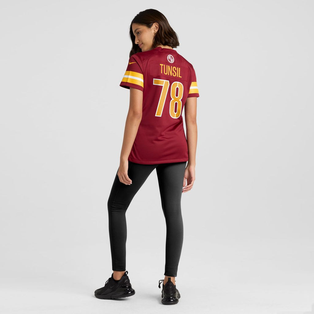 Laremy Tunsil Washington Commanders Women's Team Game Jersey - Burgundy