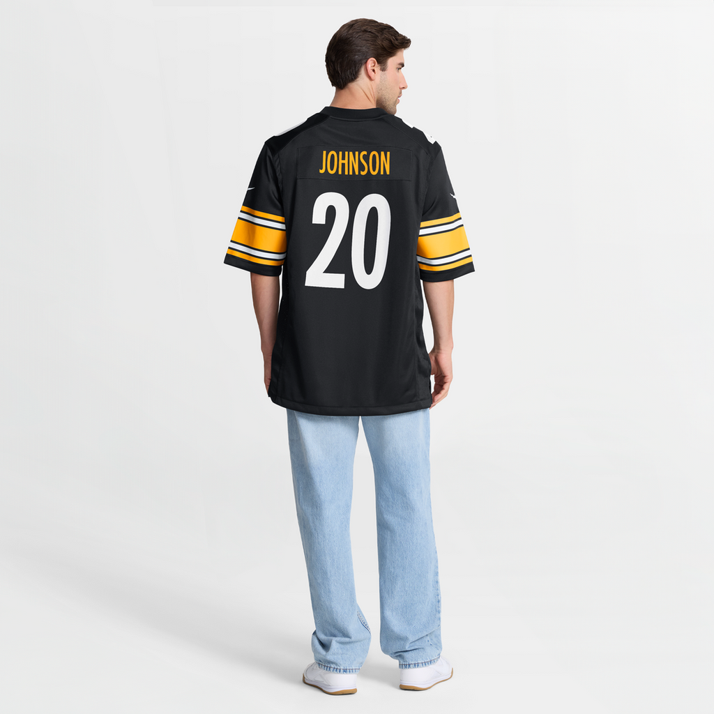Kaleb Johnson Pittsburgh Steelers Team Game Jersey - Black