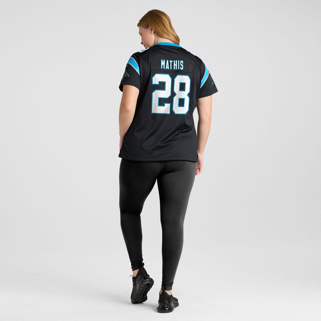 Damarri Mathis Carolina Panthers Women's Team Game Jersey - Black