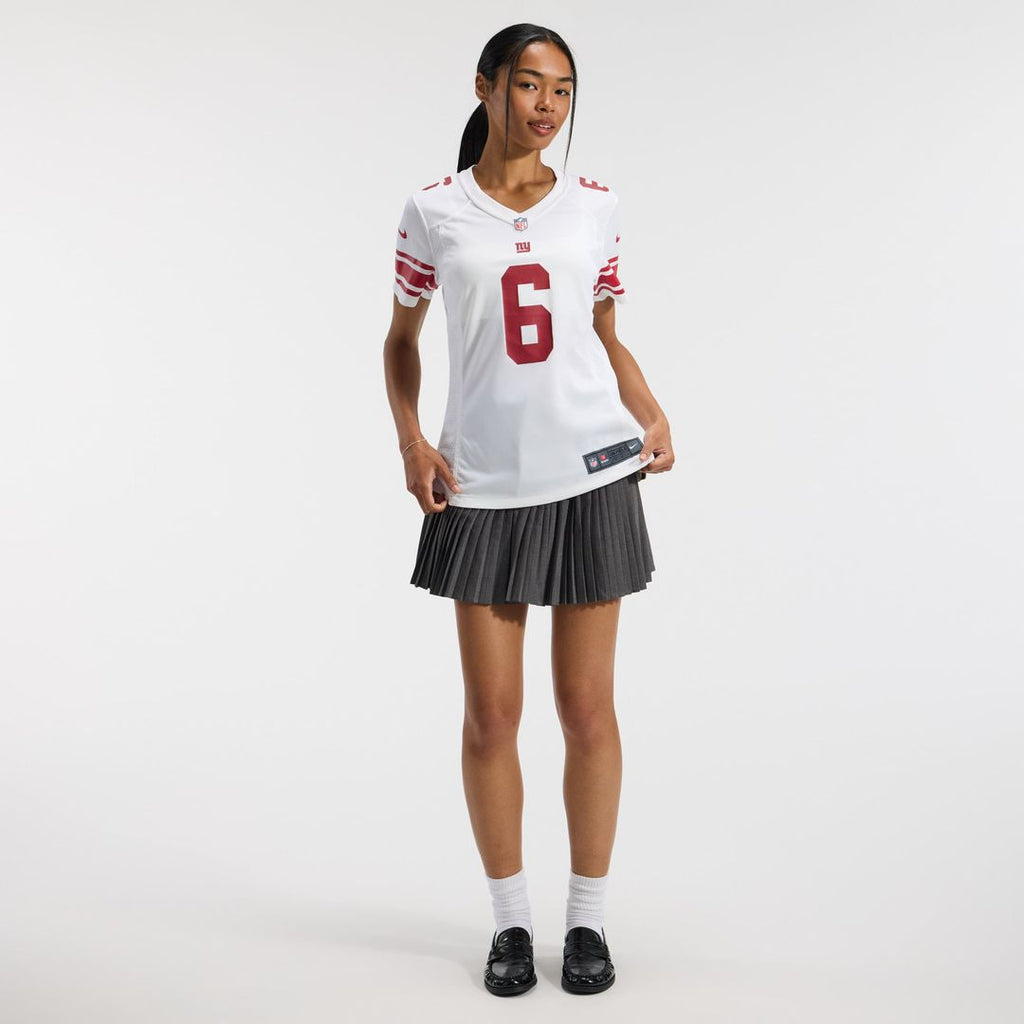 Jaxson Dart New York Giants Women's Game Jersey - White