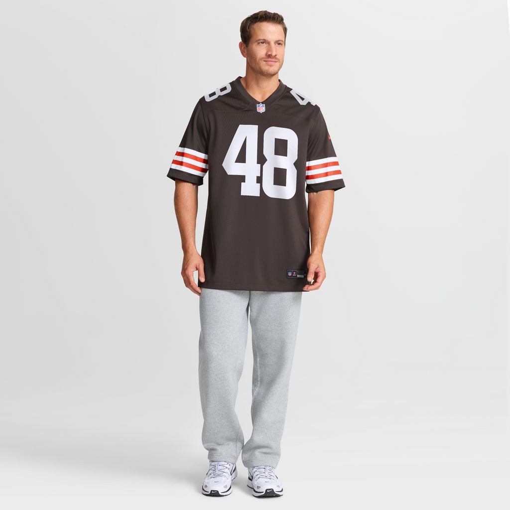 Carsen Ryan Cleveland Browns Game Jersey - Brown