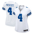 Dak Prescott Dallas Cowboys Women's Team Game Jersey - White