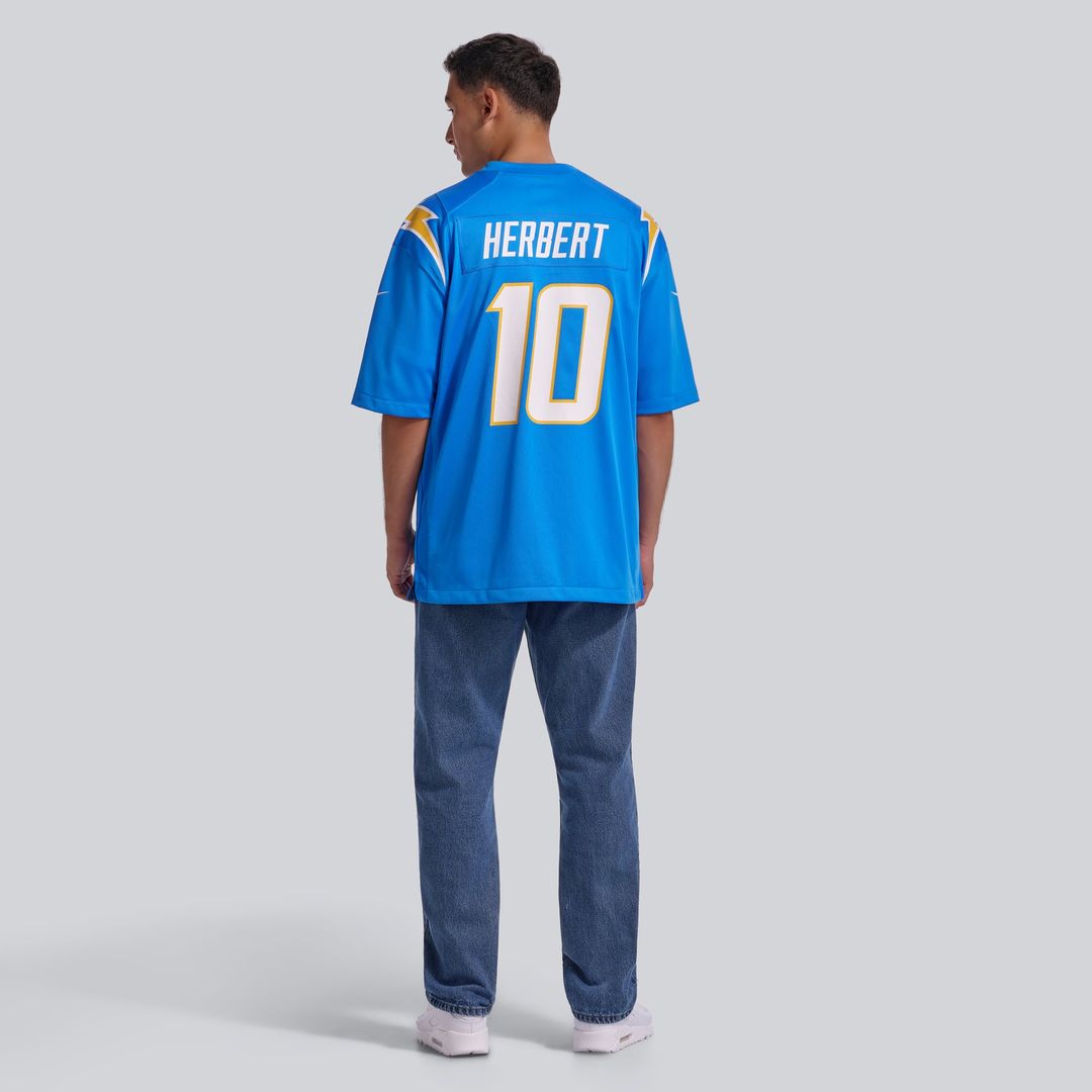 Justin Herbert Los Angeles Chargers Alternate Super Chargers Game Player Jersey - Navy