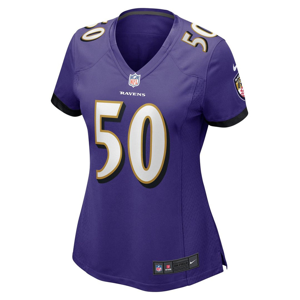 Adisa Isaac Baltimore Ravens Women's Game Jersey - Purple