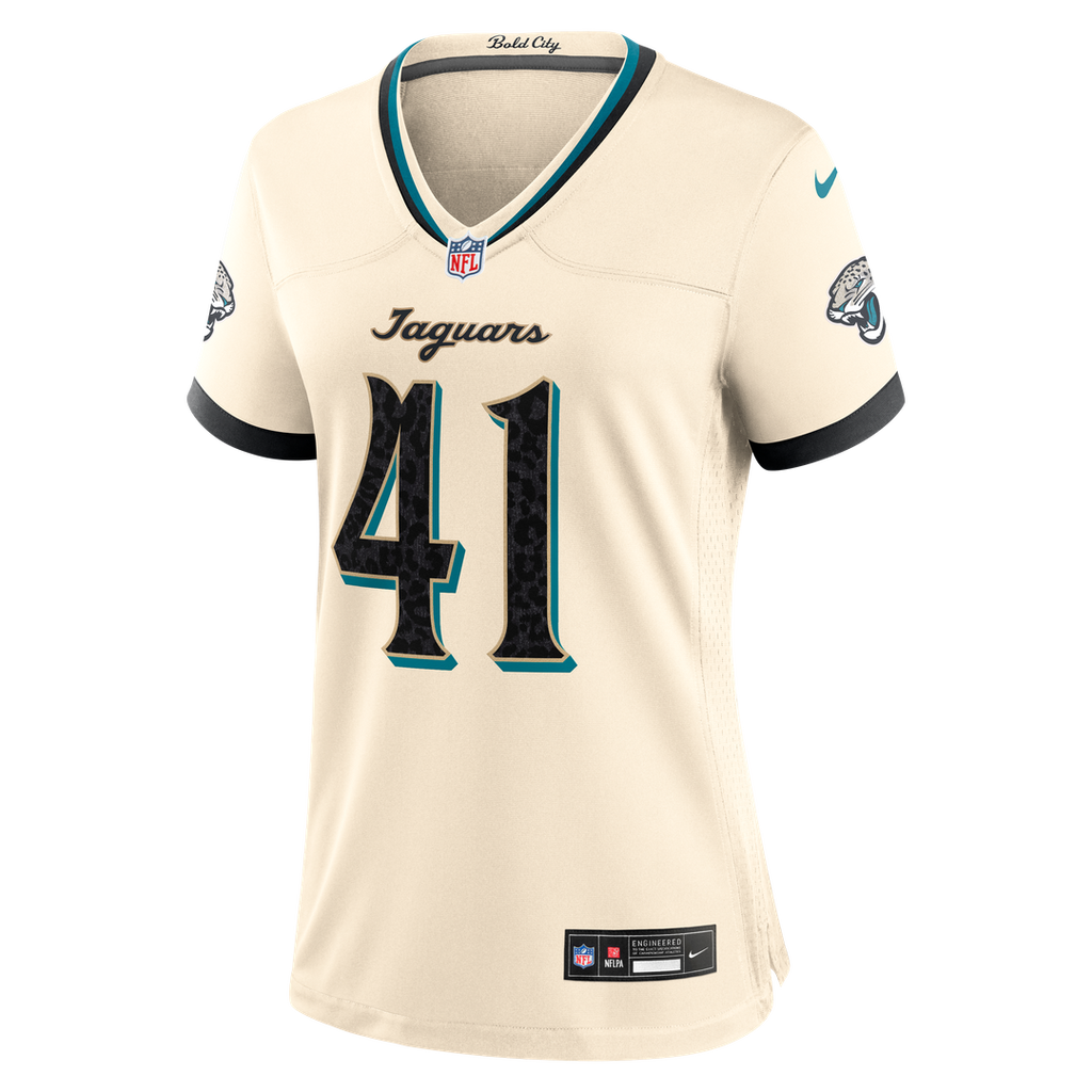 Josh Hines - Allen Jacksonville Jaguars Women's 2026 Rivalries Collection Game Jersey - Natural