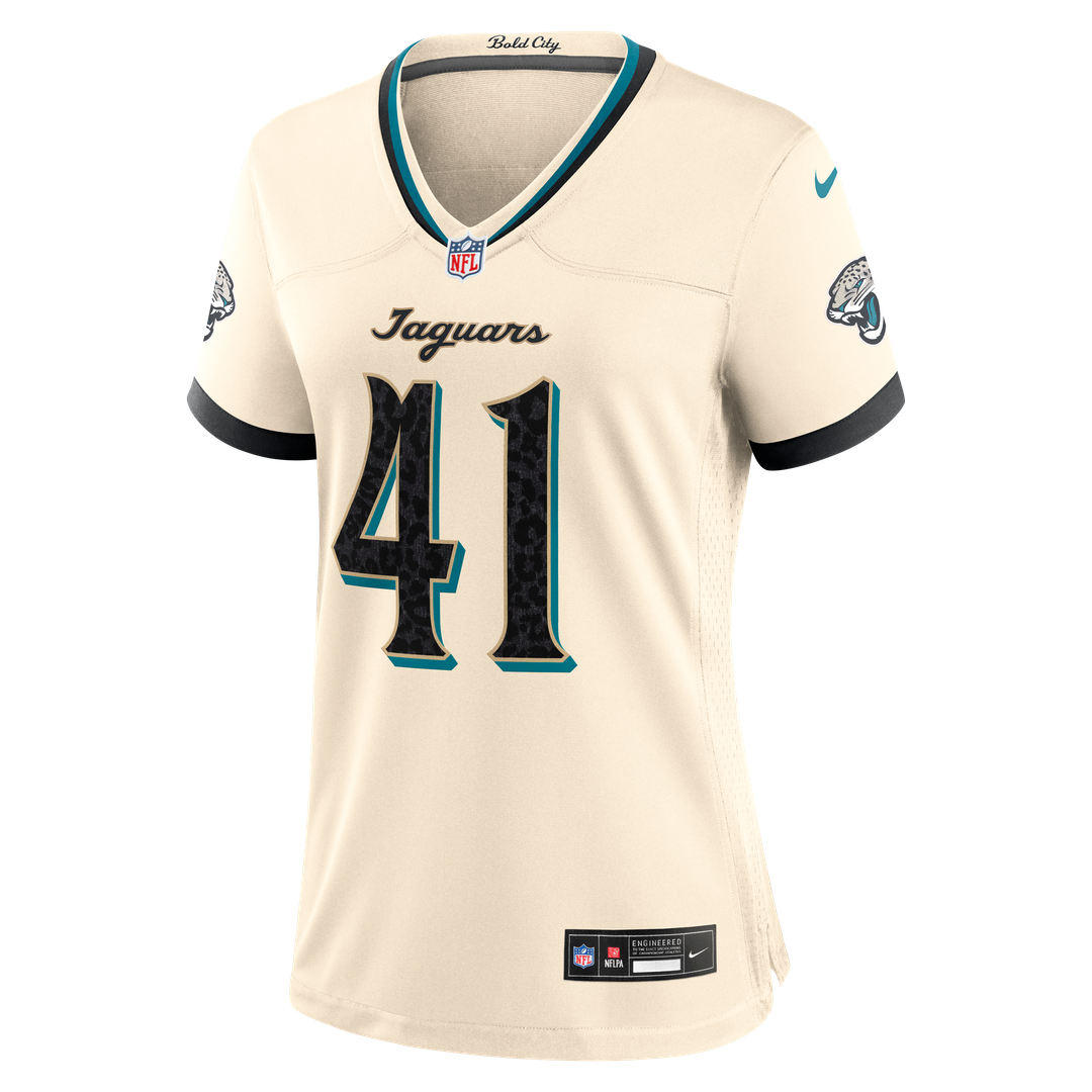 Josh Hines - Allen Jacksonville Jaguars Women's 2026 Rivalries Collection Game Jersey - Natural