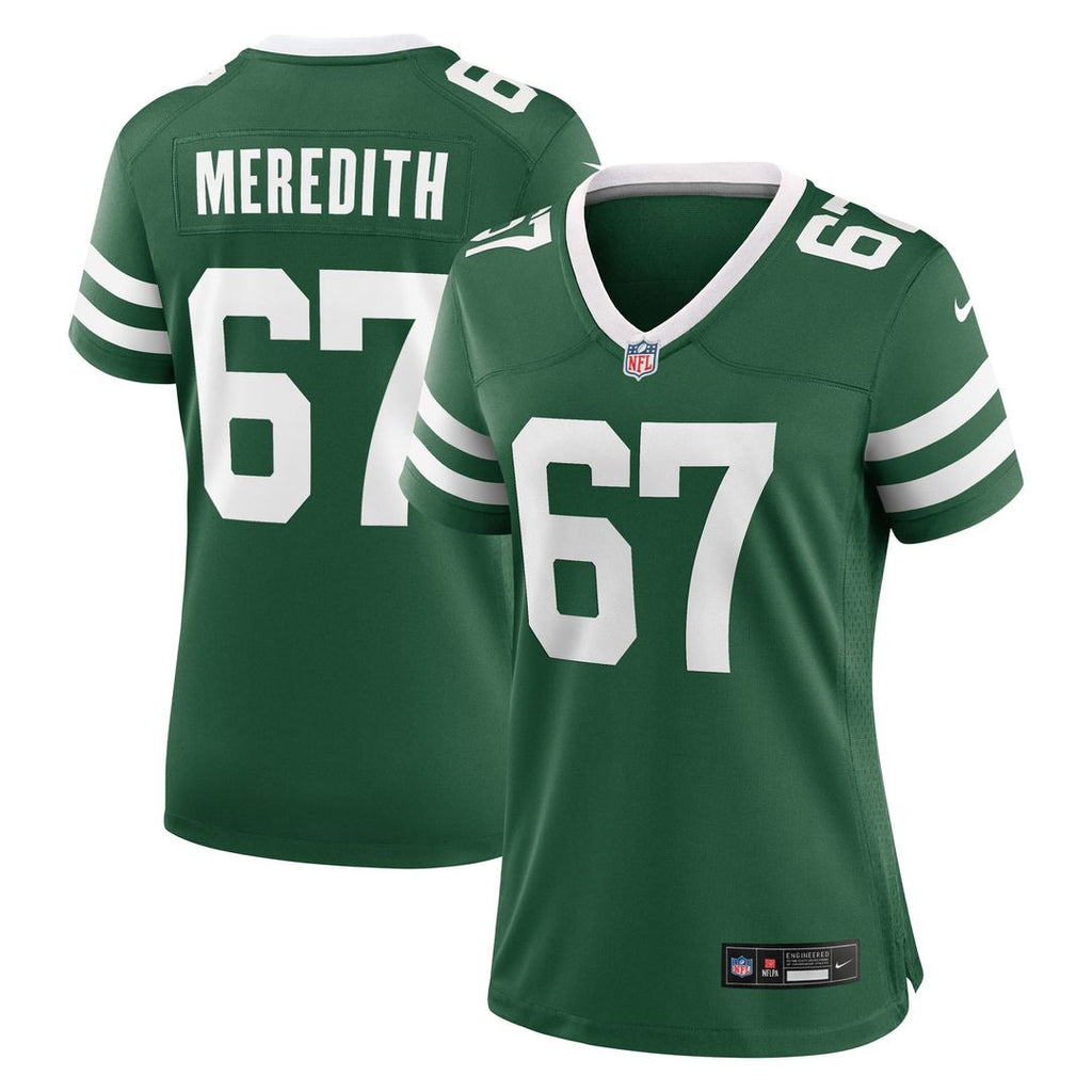 Jordan Meredith New York Jets Women's Team Game Jersey - Legacy Green