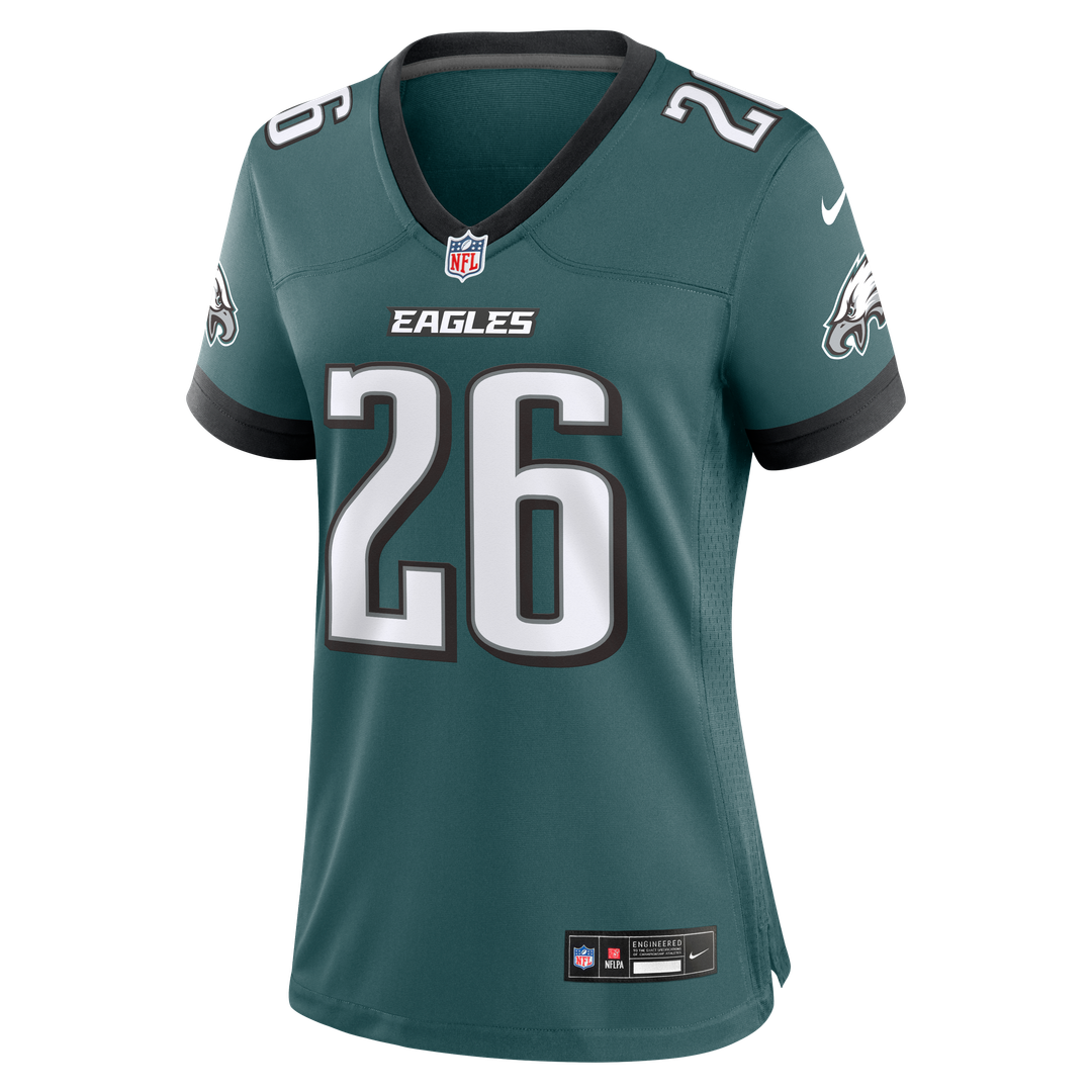 Saquon Barkley Philadelphia Eagles Women's Team Game Jersey - Midnight Green