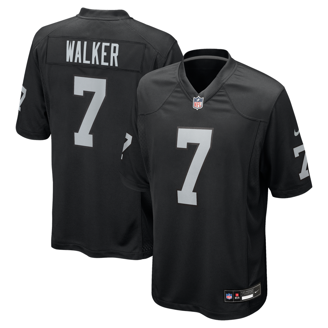 Quay Walker Las Vegas Raiders Team Game Jersey - Black