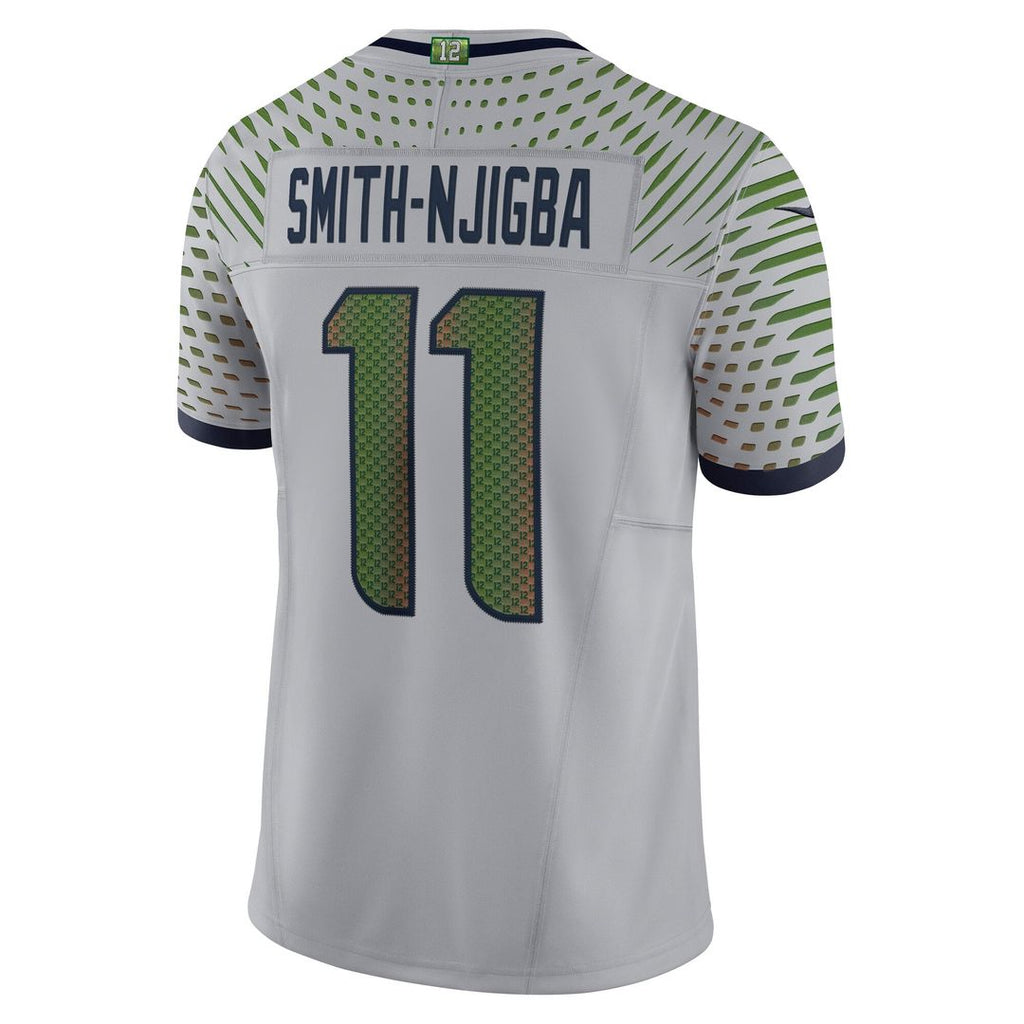 Jaxon Smith - Njigba Seattle Seahawks Rivalries Collection Stitched Limited Jersey - Gray