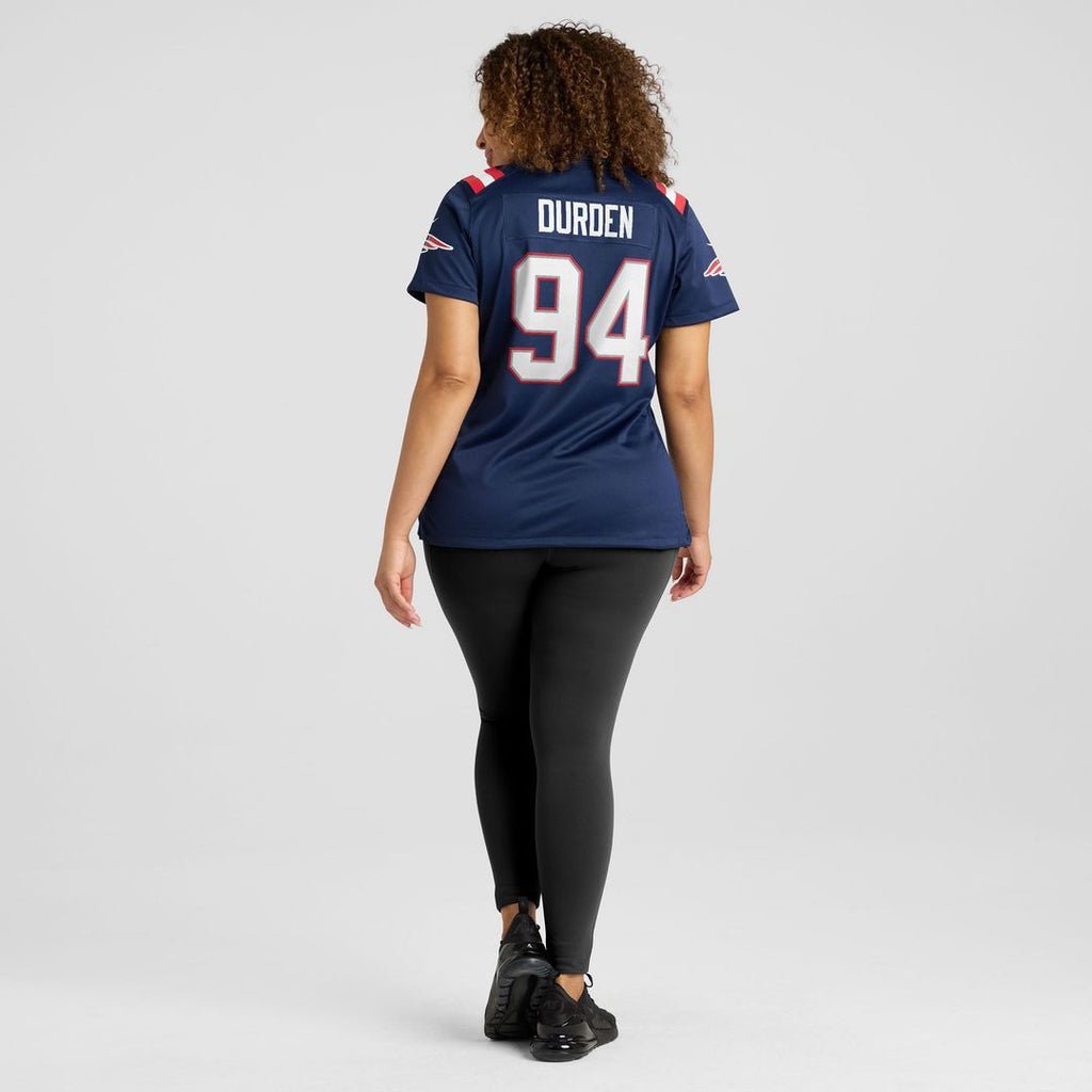 Cory Durden New England Patriots Women's Team Game Jersey - Navy
