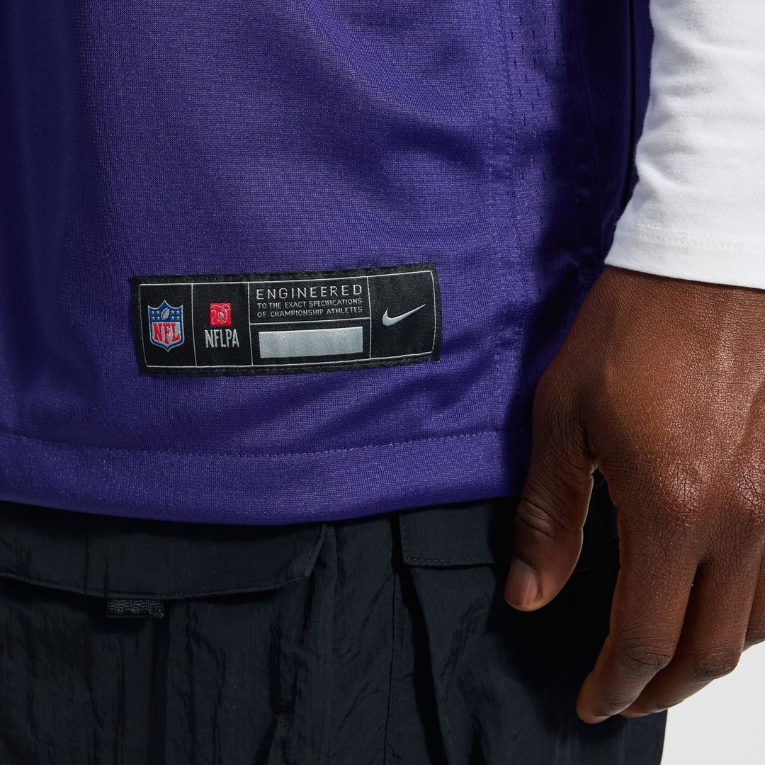 Lamar Jackson Baltimore Ravens Team Game Jersey - Purple