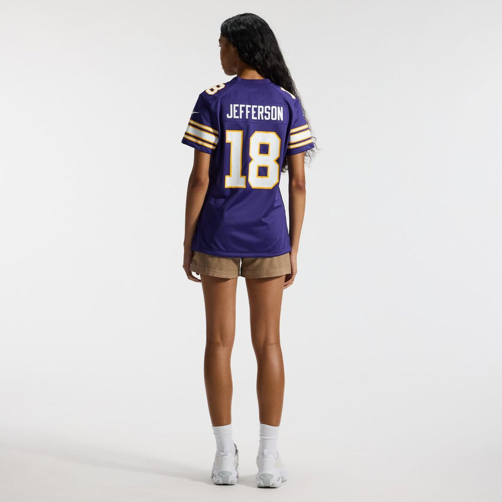 Justin Jefferson Minnesota Vikings Women's Alternate Game Player Jersey - White