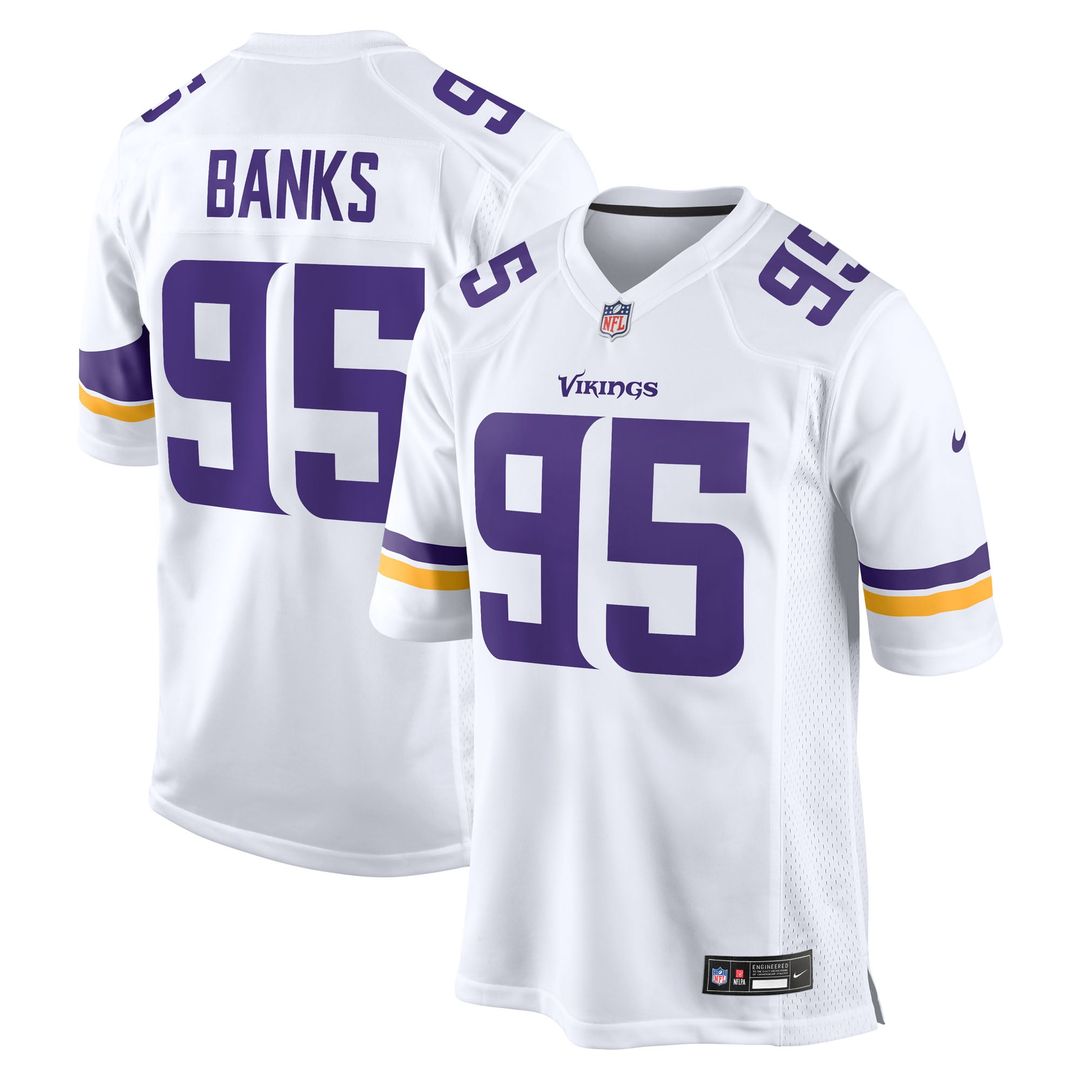 Caleb Banks Minnesota Vikings Alternate Classic Game Jersey - Purple