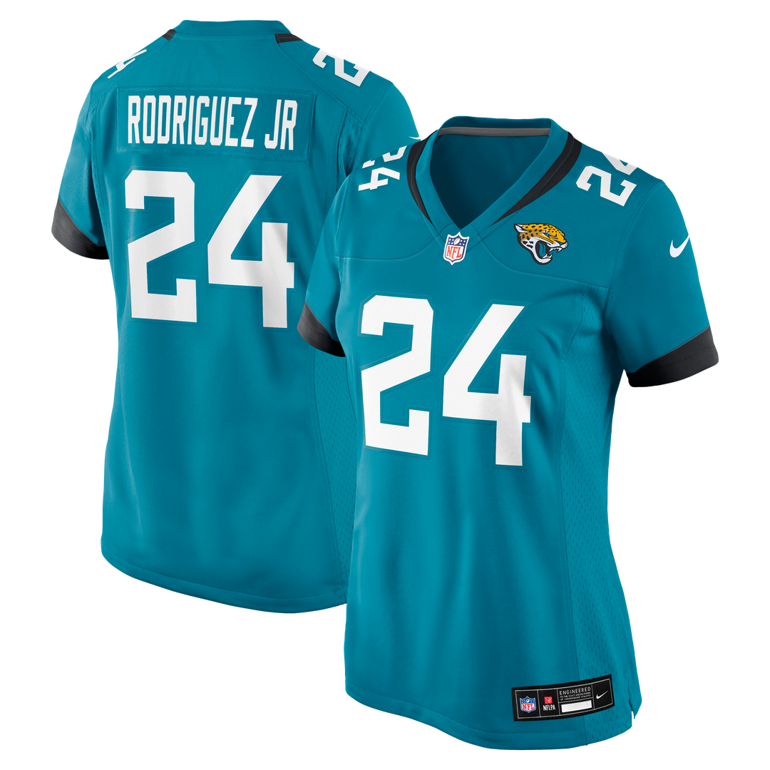 Chris Rodriguez Jr. Jacksonville Jaguars Women's Team Game Jersey - Teal