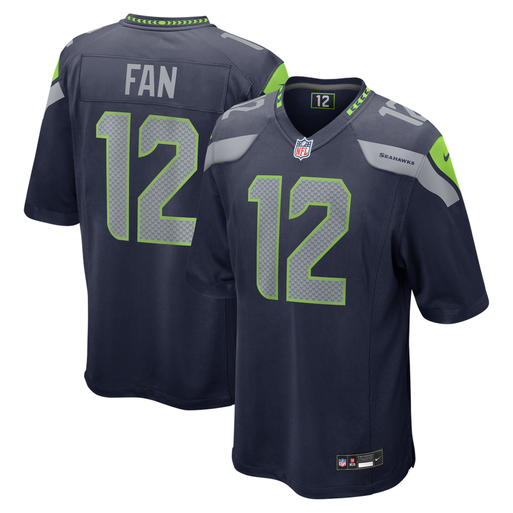 12s Seattle Seahawks Team Game Jersey - College Navy