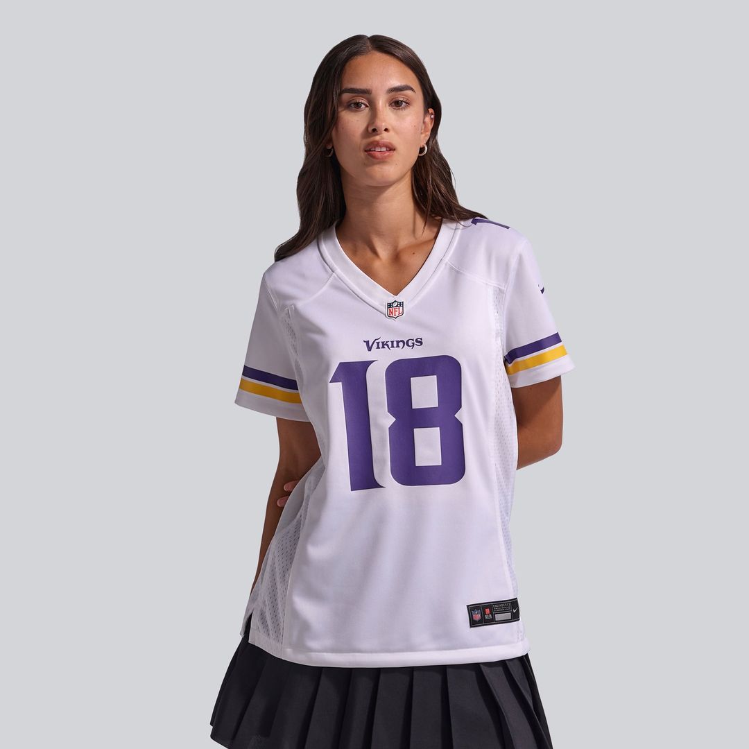 Justin Jefferson Minnesota Vikings Women's Game Player Jersey - White