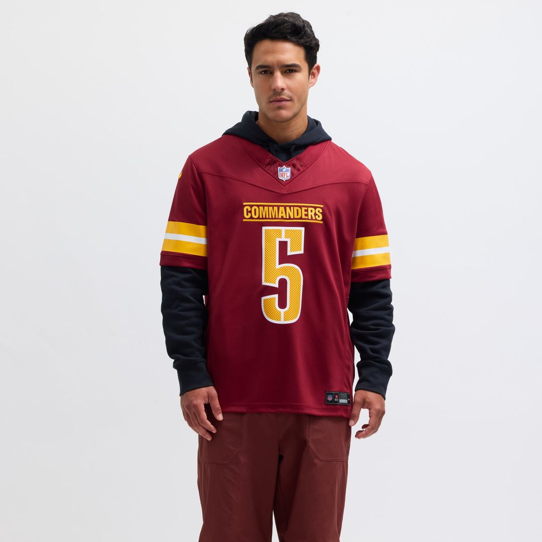 Jayden Daniels Washington Commanders Vapor F.U.S.E. Limited Super Bowl Era Jersey - White