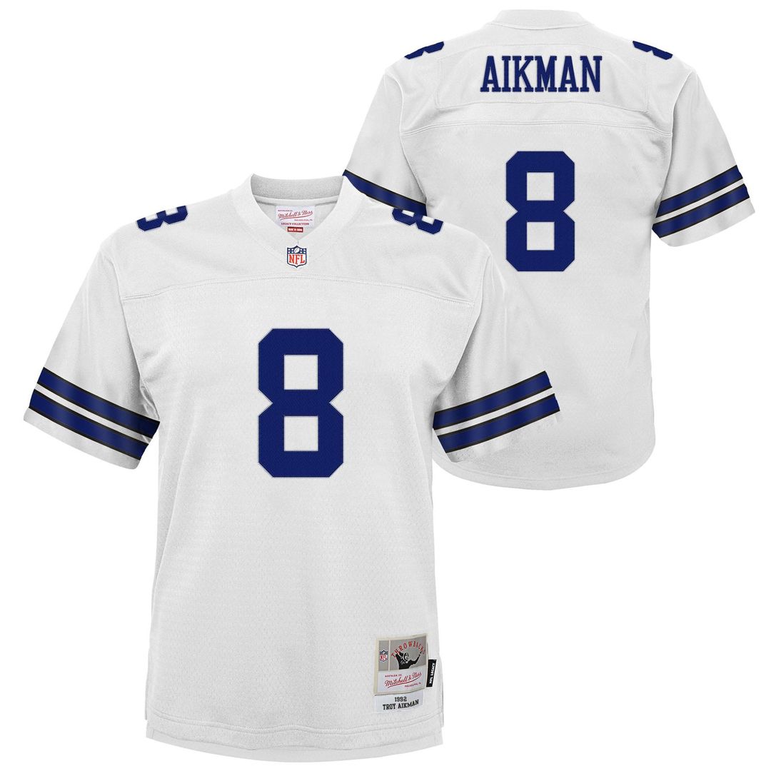 Troy Aikman Dallas Cowboys Youth 1996 Legacy Jersey - Navy