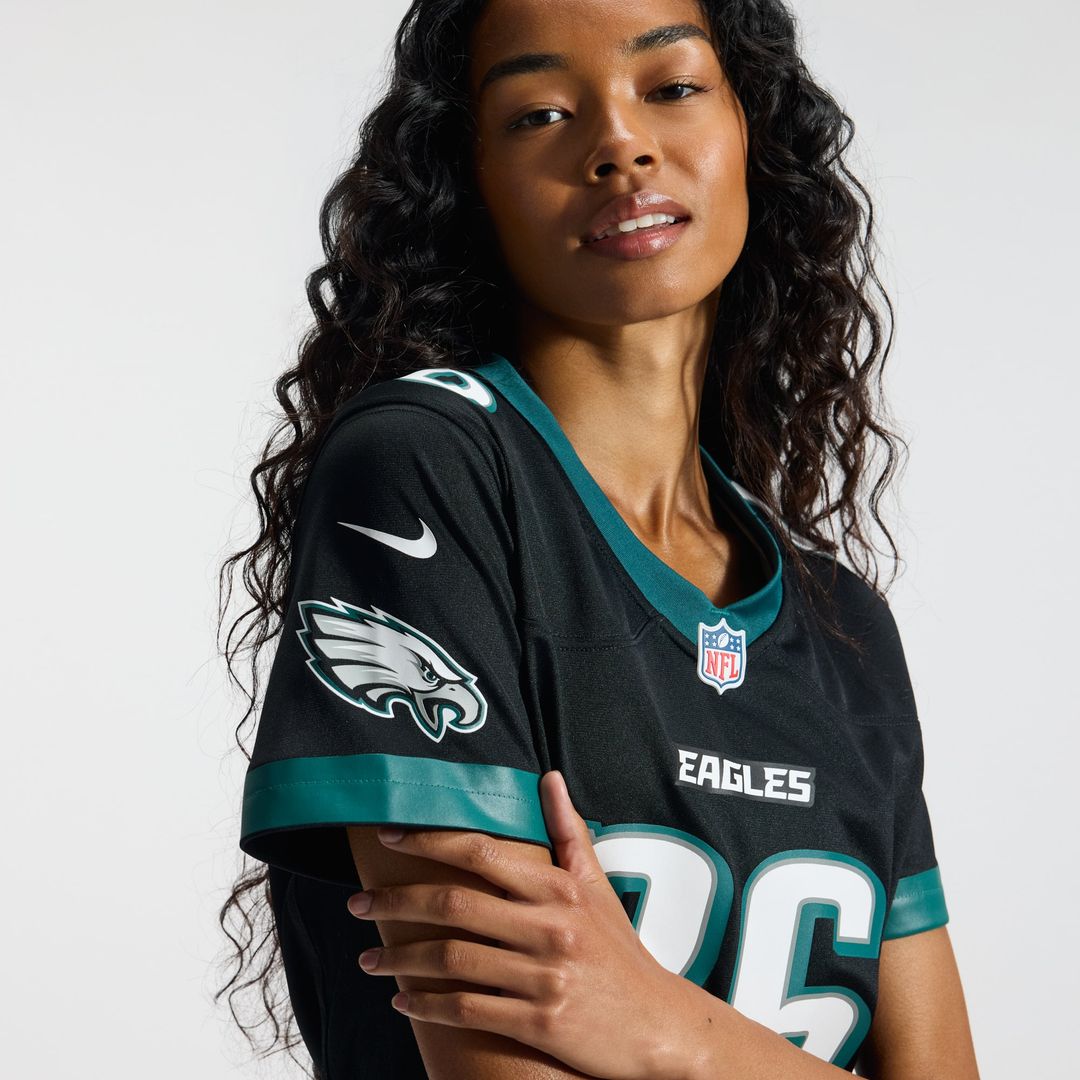 Saquon Barkley Philadelphia Eagles Women's Team Game Jersey - Midnight Green