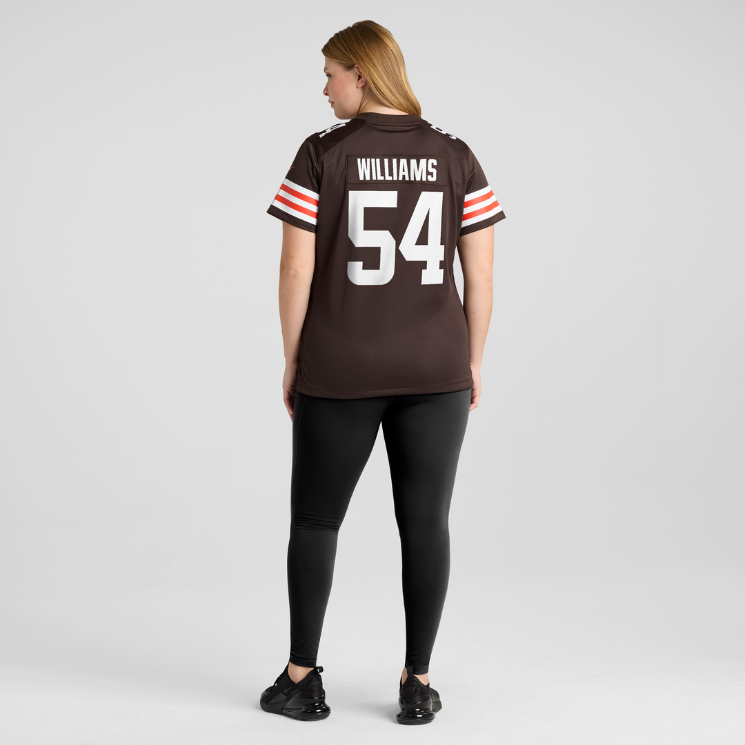 Sam Williams Cleveland Browns Women's Team Game Jersey - Brown