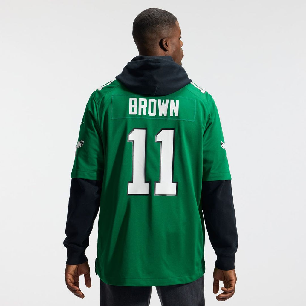 A.J. Brown Philadelphia Eagles Team Game Jersey - Midnight Green