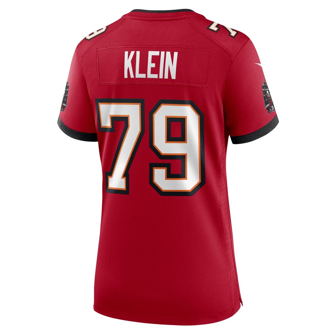 Elijah Klein Tampa Bay Buccaneers Women's Game Jersey - Red