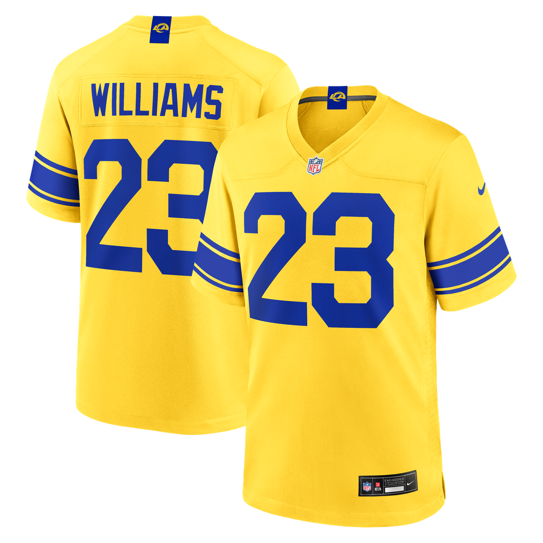Kyren Williams Los Angeles Rams White Game Player Jersey - White
