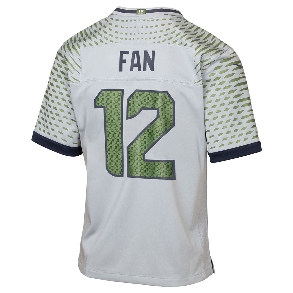 12s Seattle Seahawks Youth Rivalries Collection Game Jersey - Gray