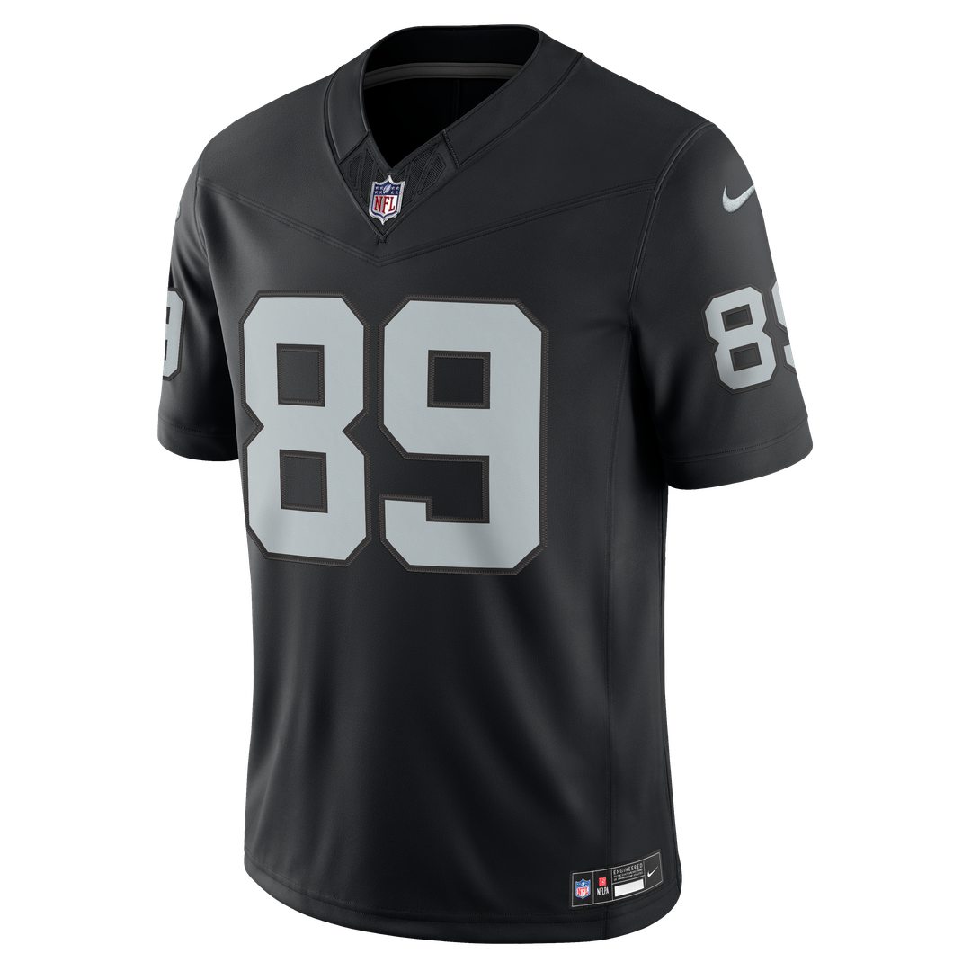 Brock Bowers Las Vegas Raiders Team Vapor F.U.S.E. Stitched Limited Jersey - Black