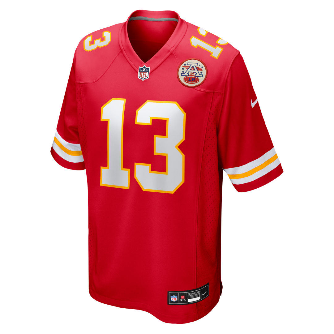 Nazeeh Johnson Kansas City Chiefs Game Player Jersey - Red