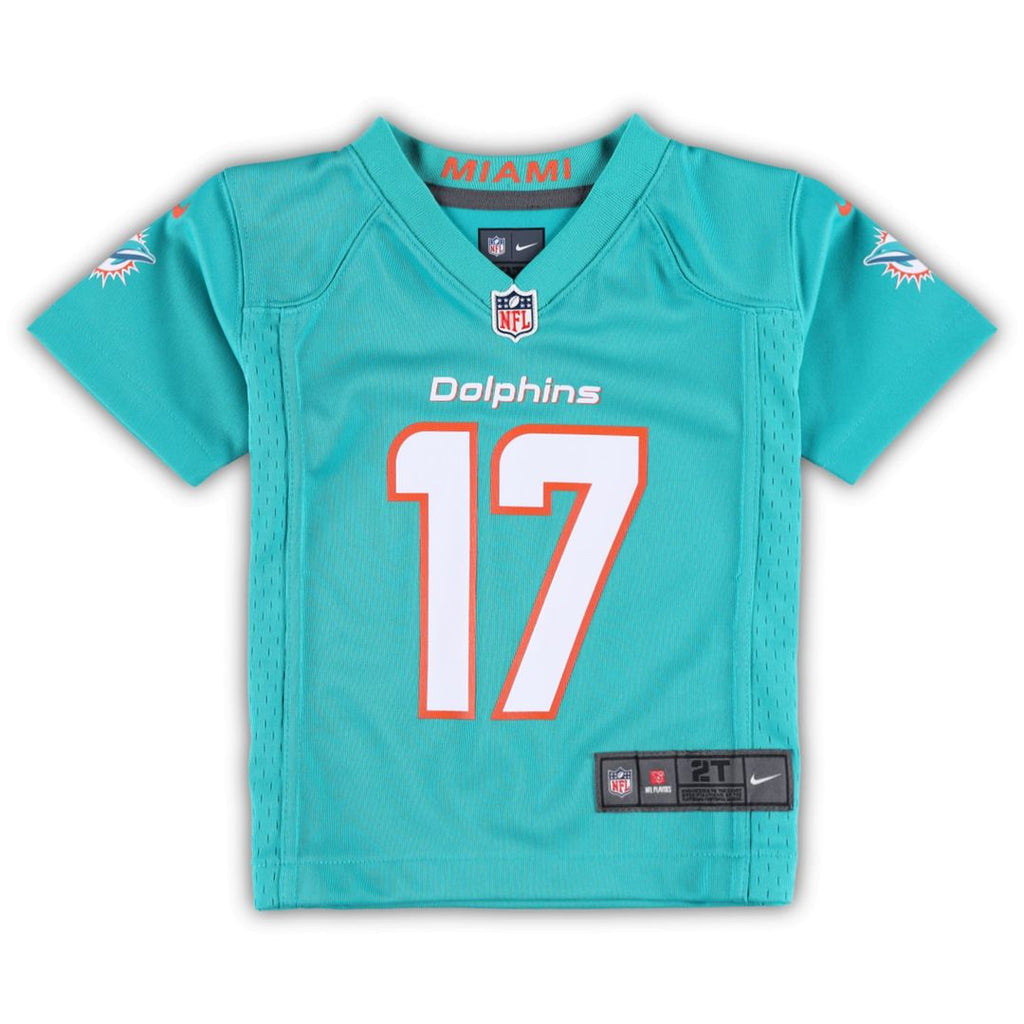 Jaylen Waddle Miami Dolphins Toddler Game Jersey - Aqua