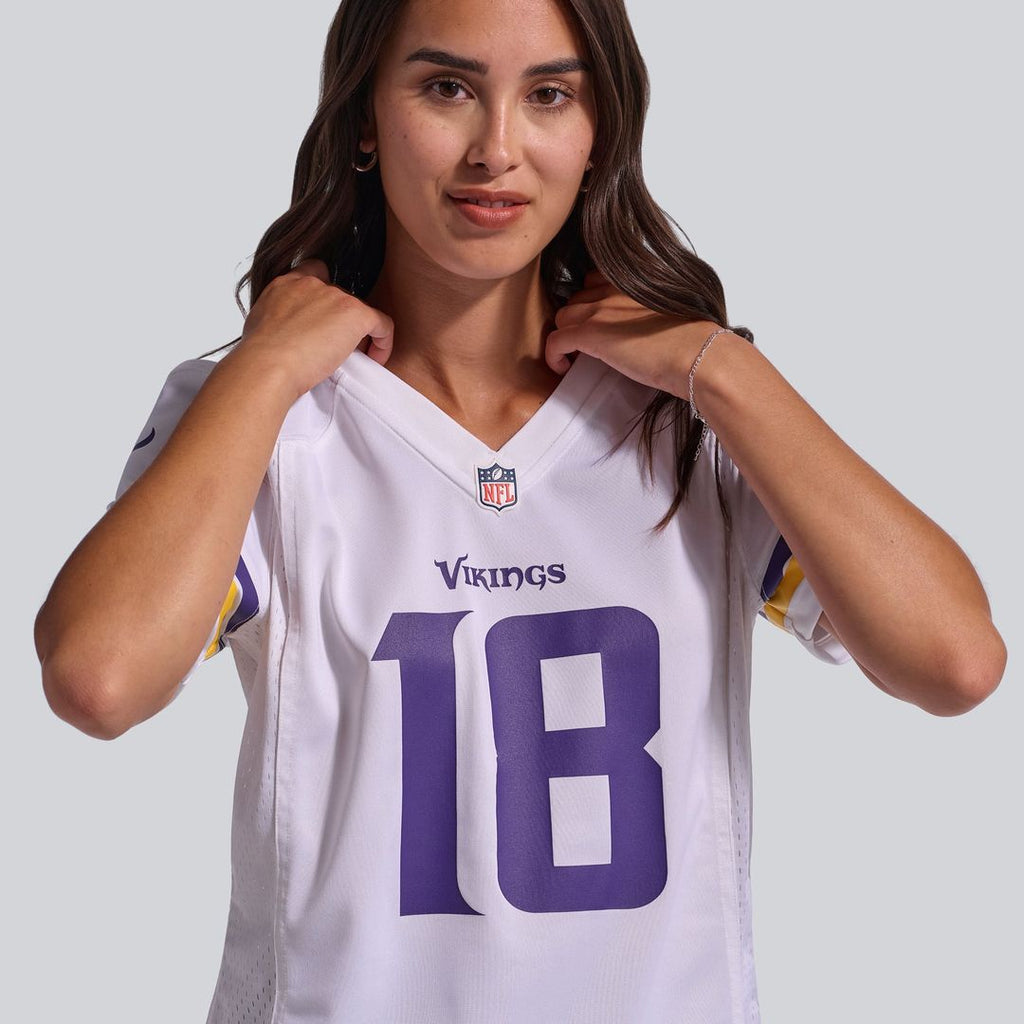 Justin Jefferson Minnesota Vikings Women's Game Player Jersey - White